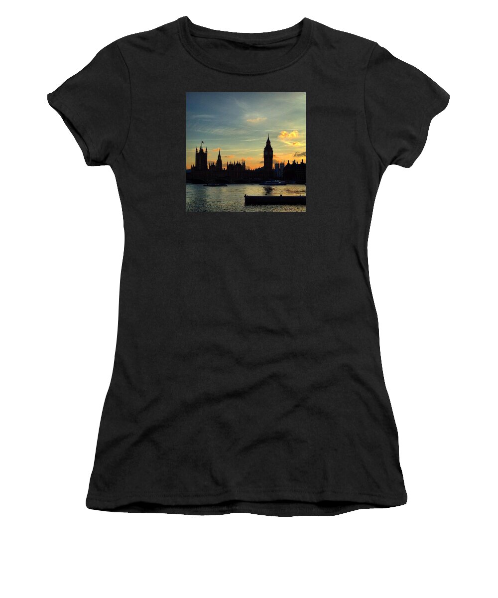 London Women's T-Shirt featuring the photograph London, at Sunset by Craig Gilbraith