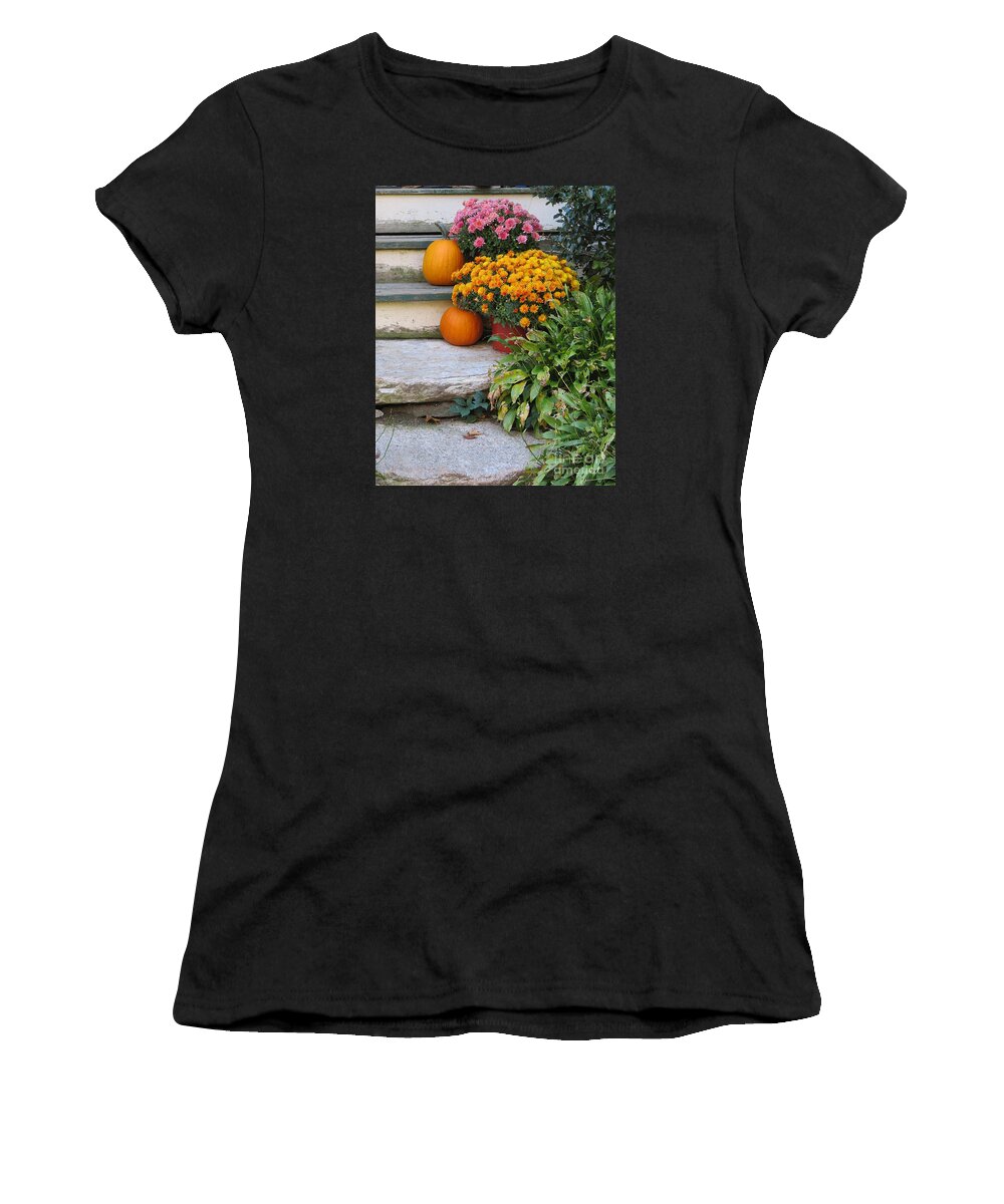Autumn Women's T-Shirt featuring the photograph Looks Like Autumn by Lili Feinstein