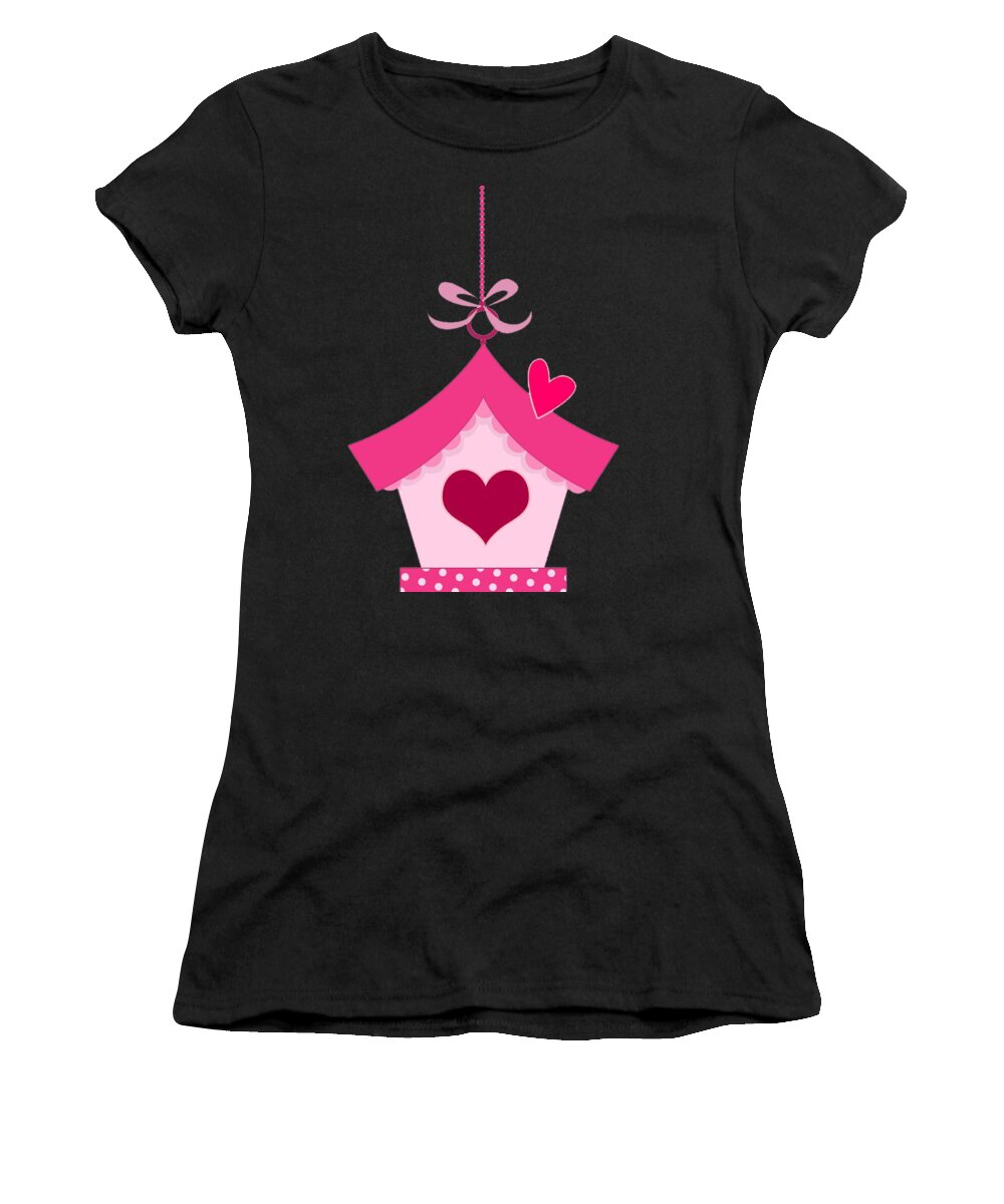 Love Women's T-Shirt featuring the painting Love House T-shirt by Herb Strobino