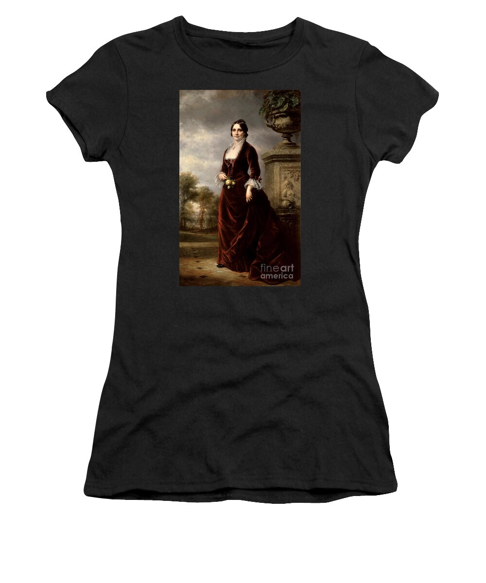 Government Women's T-Shirt featuring the photograph Lucy Hayes, First Lady by Science Source