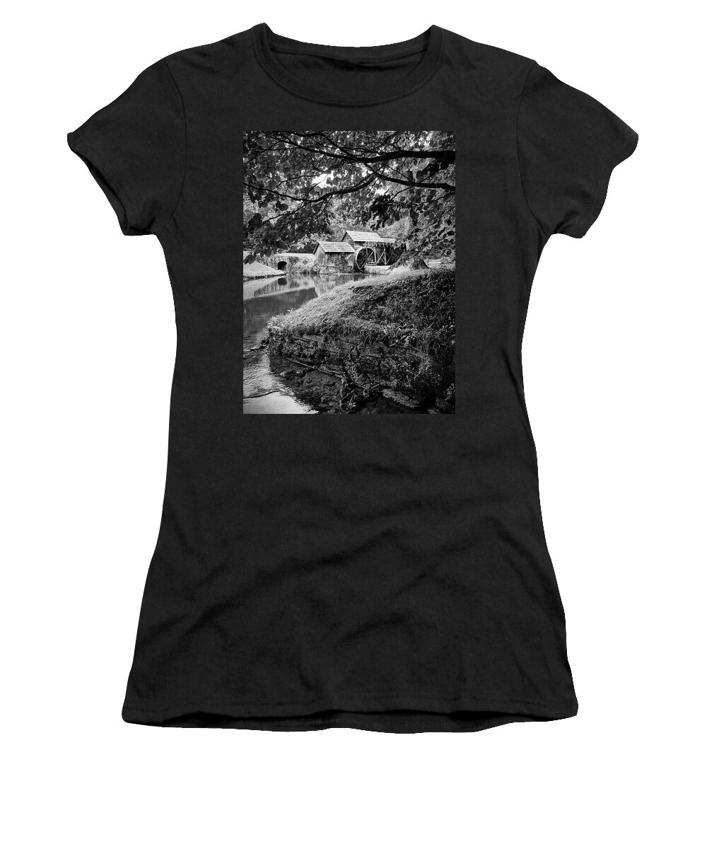 Mabry Mill Women's T-Shirt featuring the photograph Mabry Mill 1 by David Beebe