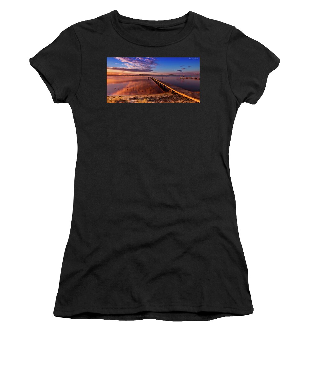 Manning Point Nsw Australia Women's T-Shirt featuring the photograph Manning Point 666 by Kevin Chippindall
