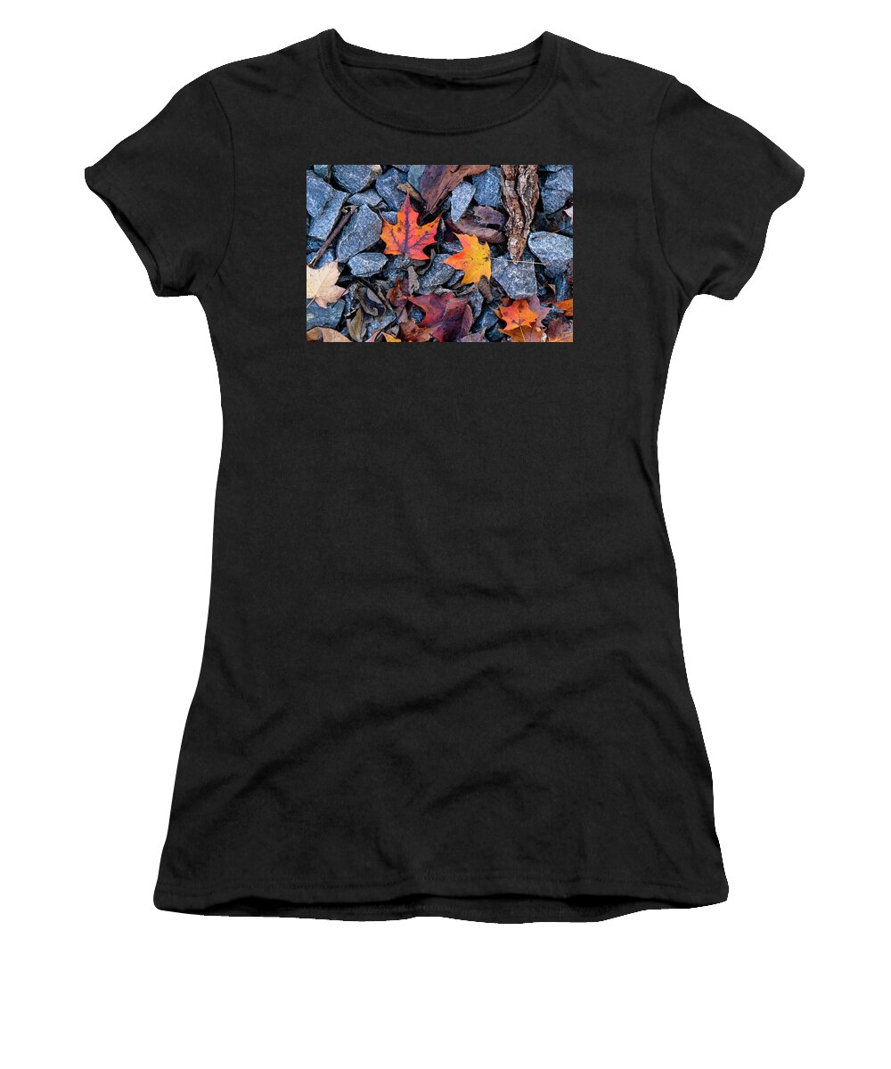 Autumn Women's T-Shirt featuring the photograph Maple Rocks by Todd Bannor