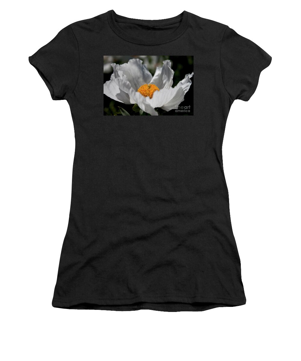 Matilija Poppy Flower.flowers Women's T-Shirt featuring the photograph Matilija Poppy by Ivete Basso Photography