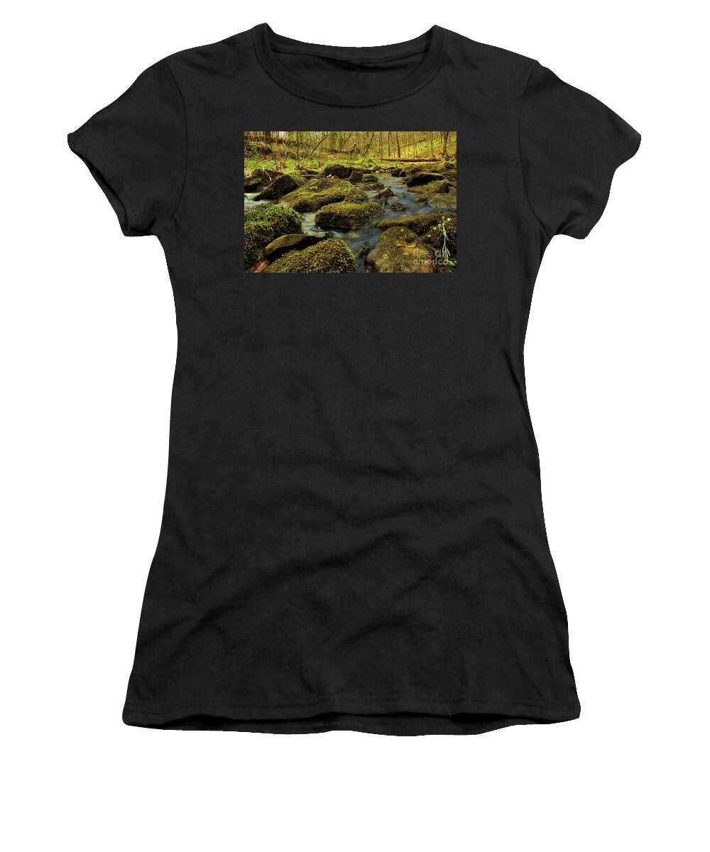 Flow Women's T-Shirt featuring the photograph Meandering by Ty Shults