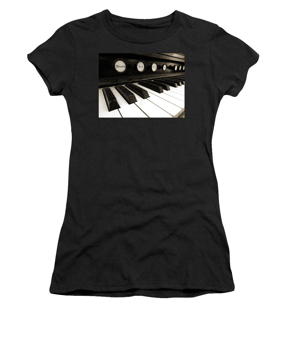 Music History Women's T-Shirt featuring the photograph Melodia by David T Wilkinson