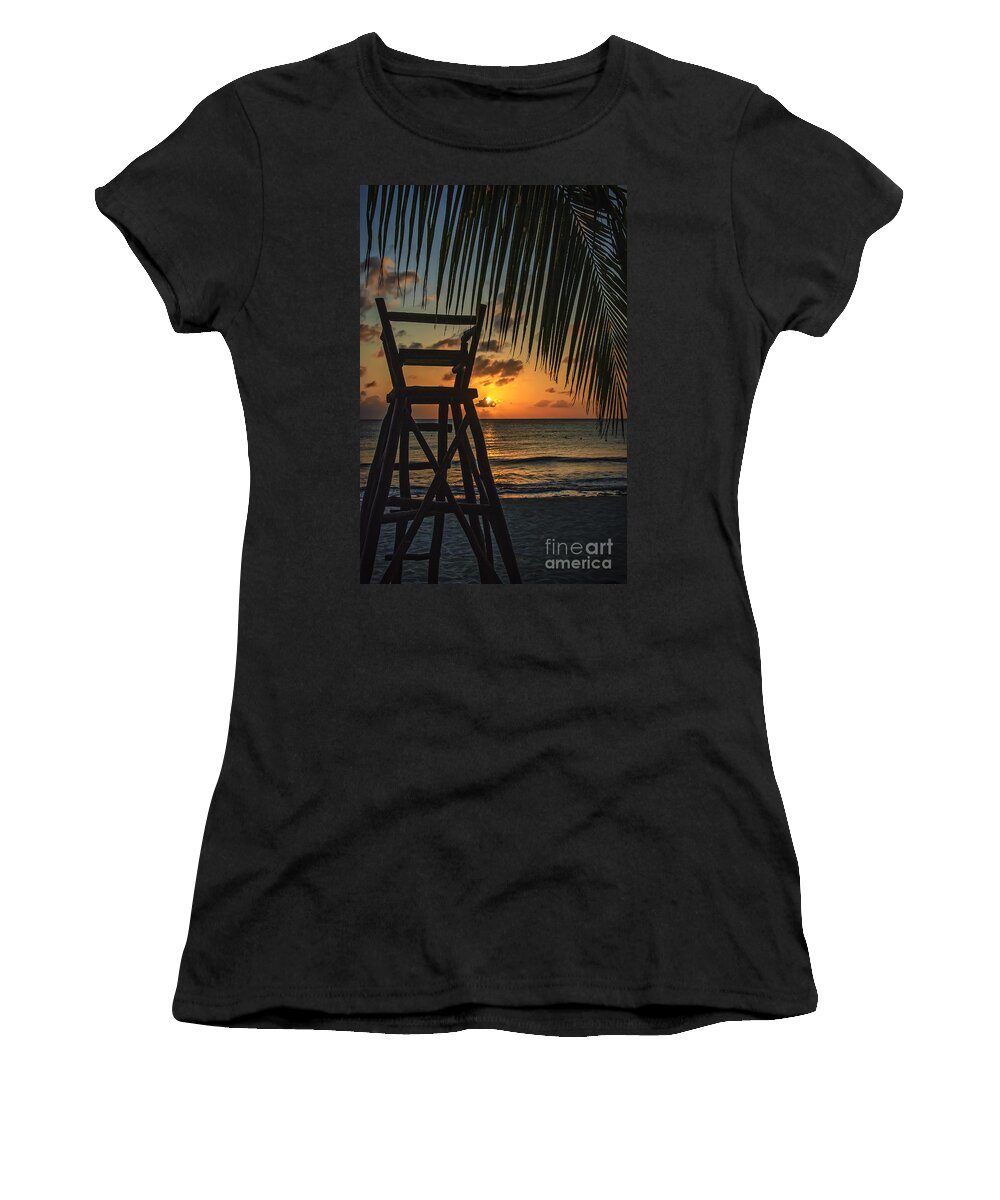 Adventure Women's T-Shirt featuring the photograph Mexican Sunset by Charles Dobbs