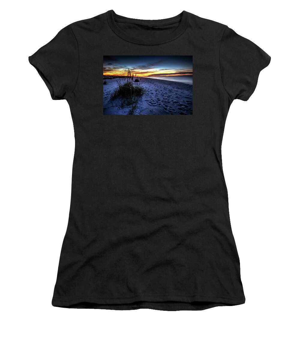 Alabama Women's T-Shirt featuring the photograph Mobile Street Grass by Michael Thomas