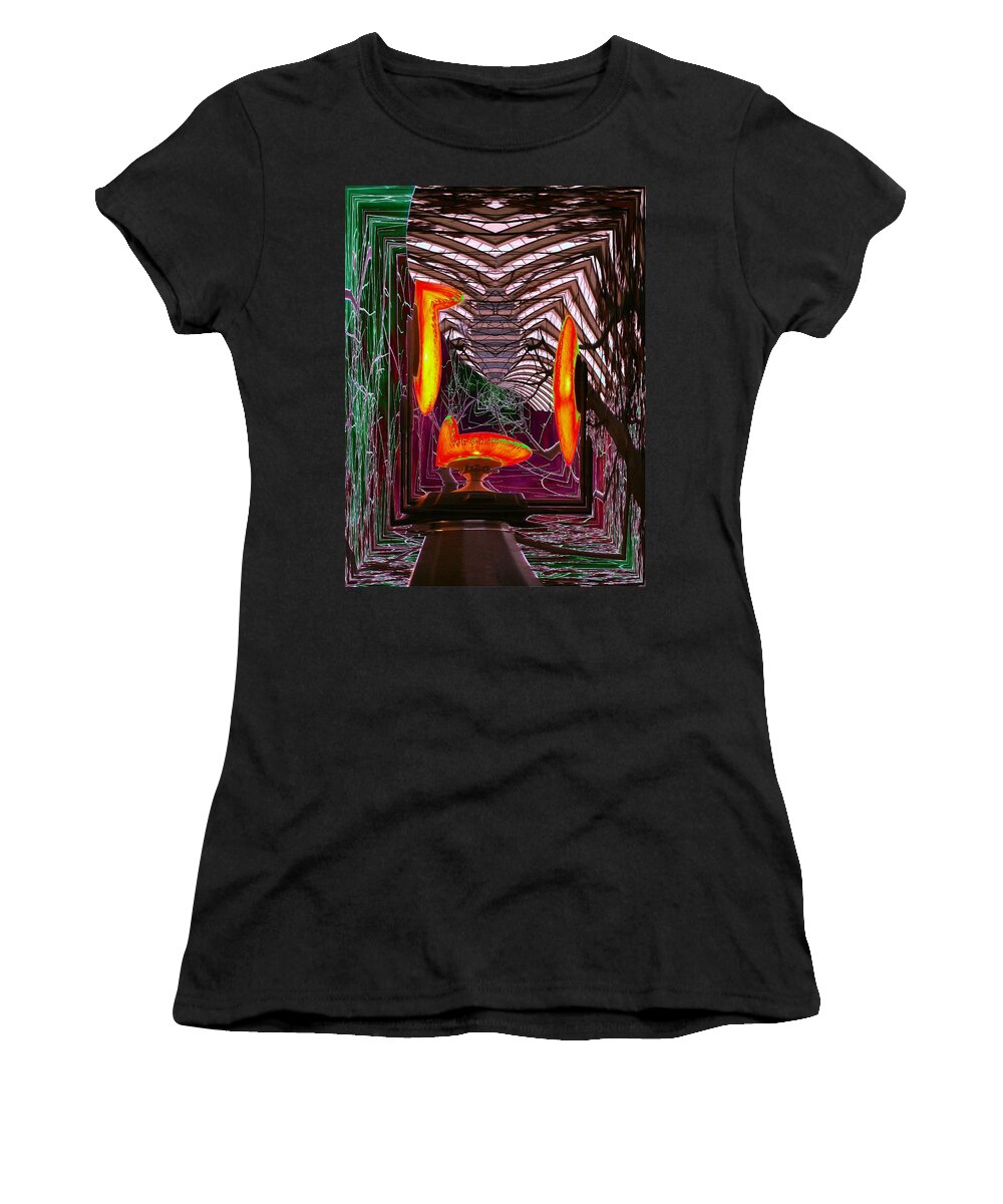 Lamp Women's T-Shirt featuring the photograph Molten by Tim Allen