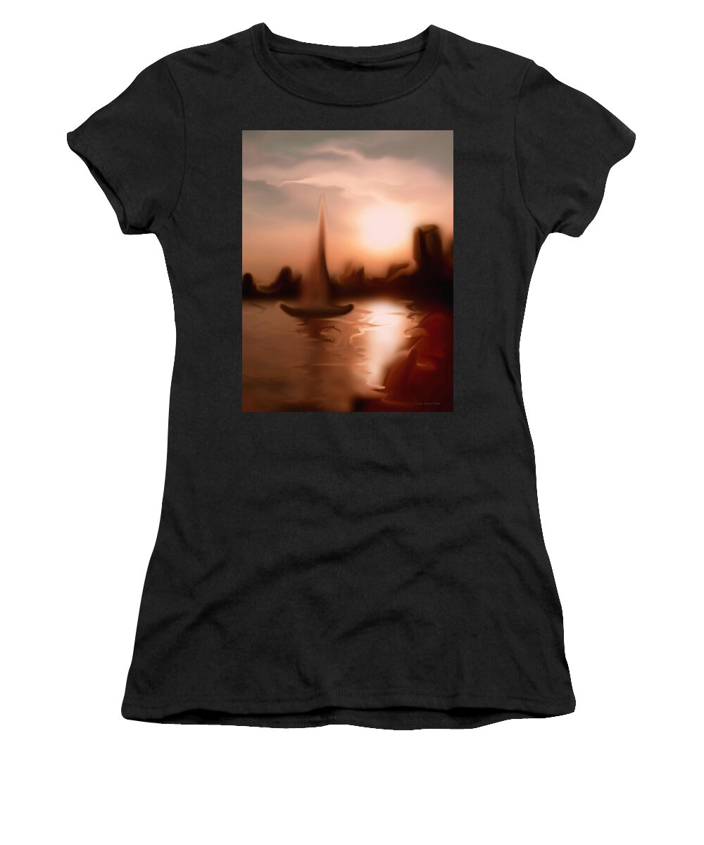 Inspirational Women's T-Shirt featuring the photograph Moments I Remember... by Arthur Miller