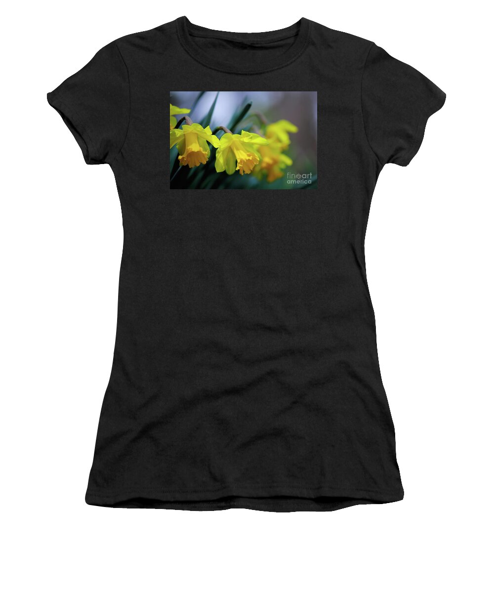 Daffodil Women's T-Shirt featuring the photograph Mom's Daffs by Lois Bryan