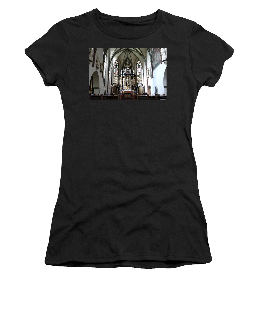 Monastery Women's T-Shirt featuring the photograph Monastery Church Oelinghausen, Germany by Eva-Maria Di Bella