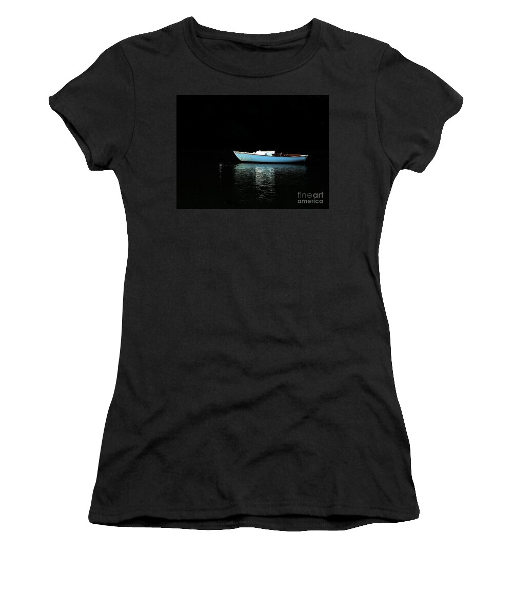 Marcia Lee Jones Women's T-Shirt featuring the photograph Moon Lighting by Marcia Lee Jones