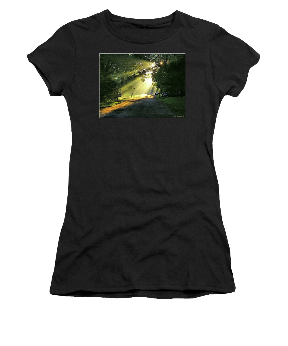 2d Women's T-Shirt featuring the photograph Morning Light by Brian Wallace