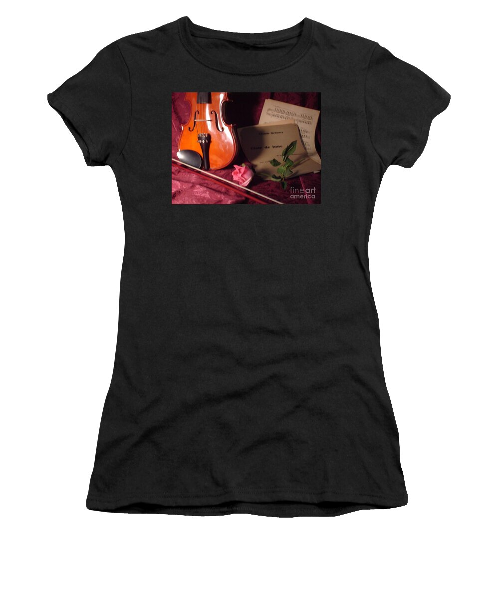 Music Women's T-Shirt featuring the photograph Music for my Heart by B Rossitto