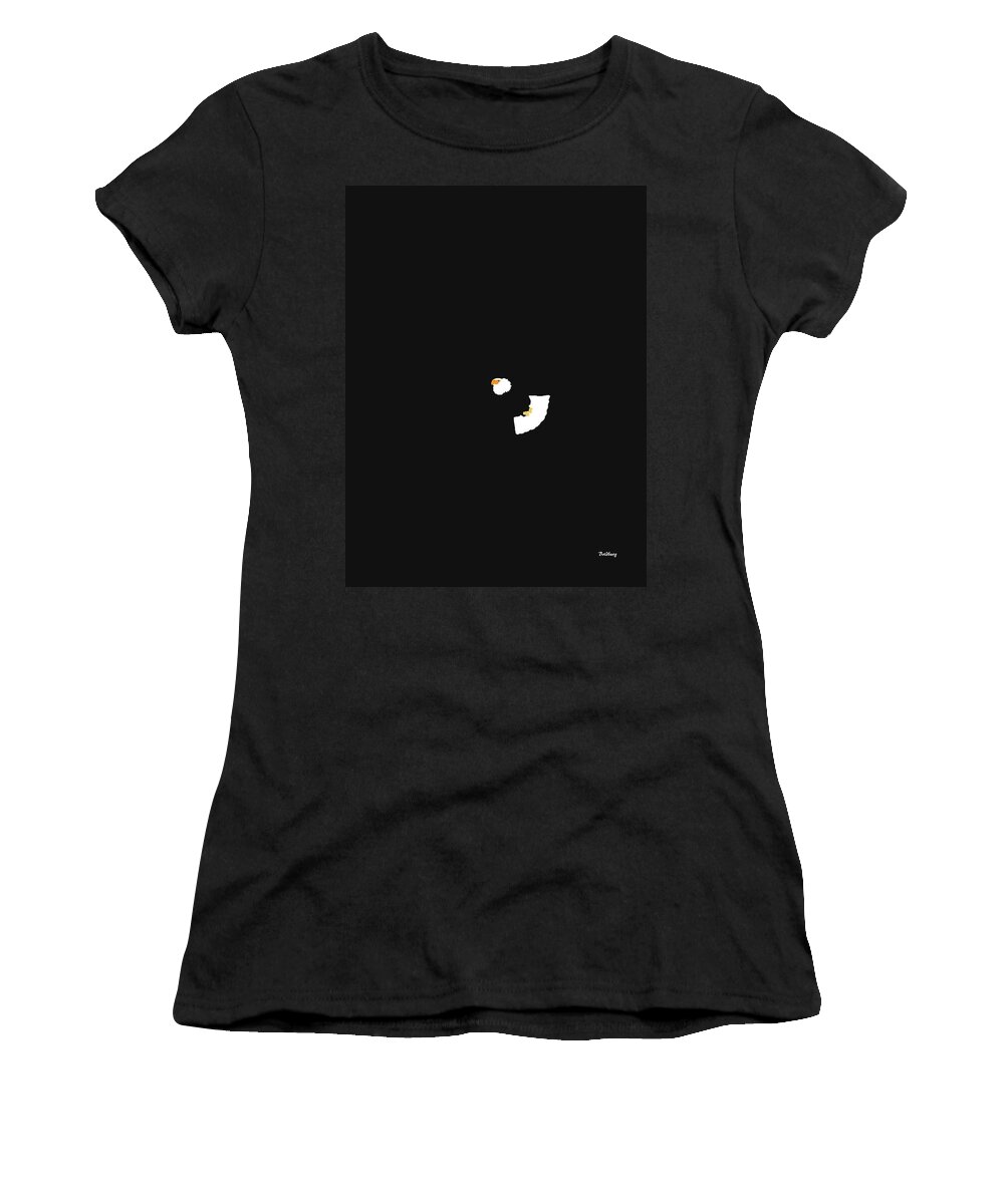 David Bridburg Women's T-Shirt featuring the digital art Music Notes 18 by David Bridburg