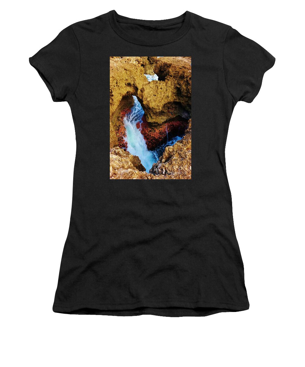 Sea Women's T-Shirt featuring the photograph My Heart Between Sea and Shore by Craig Wood