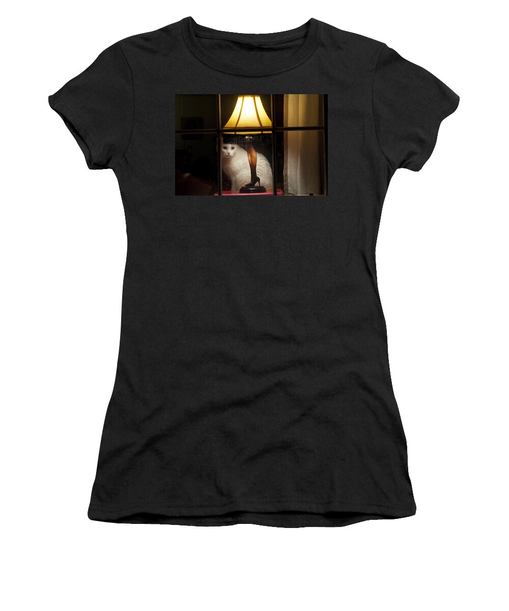 Leg Lamp Women's T-Shirt featuring the photograph My Major Award by Kenneth Albin