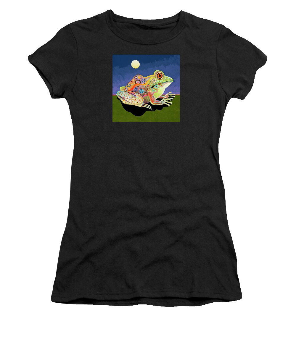 Fauvism Women's T-Shirt featuring the painting My Prince by Bob Coonts