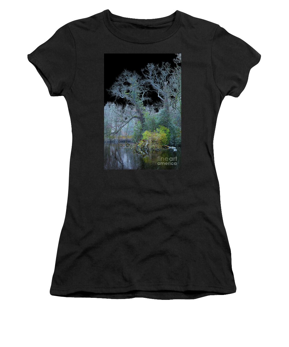 Den Haag Women's T-Shirt featuring the photograph Mystical wintertree by Casper Cammeraat