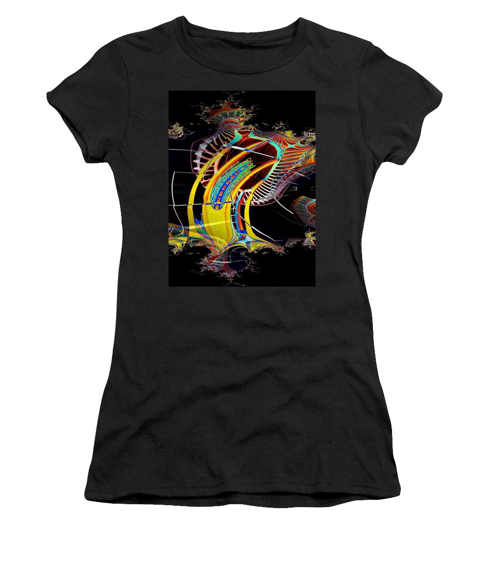 Seattle Women's T-Shirt featuring the photograph Needle in Fractal 4 by Tim Allen