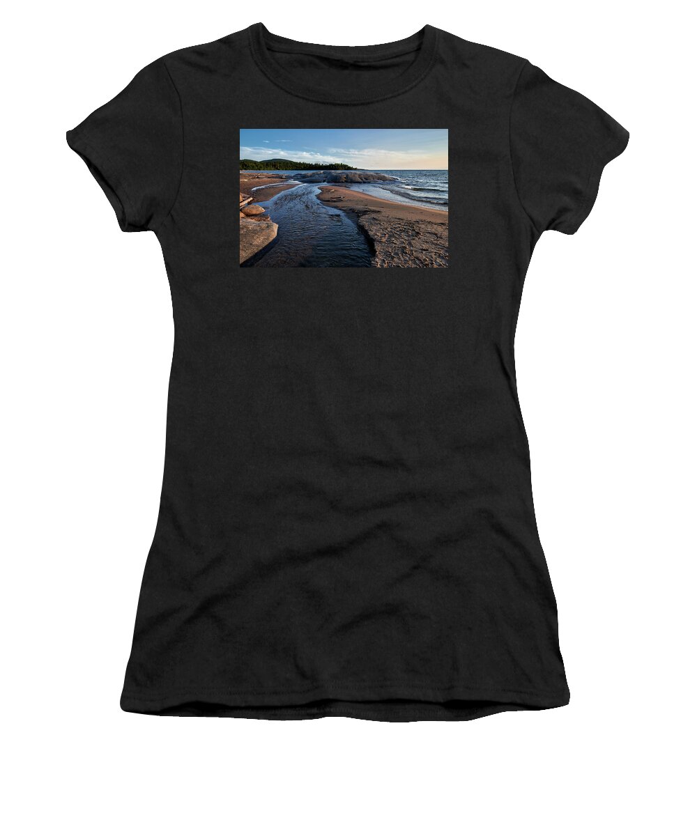 Neys Women's T-Shirt featuring the photograph Neys Delta by Doug Gibbons