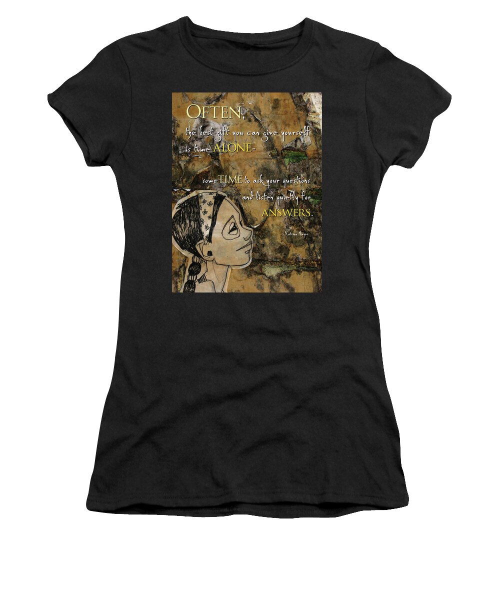 Poster Women's T-Shirt featuring the photograph Often... the best gift by Char Szabo-Perricelli