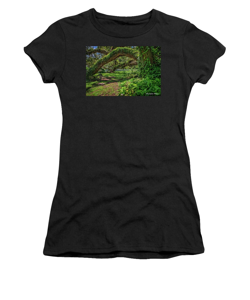 Lady Lake Women's T-Shirt featuring the photograph Old Oak by Christopher Holmes
