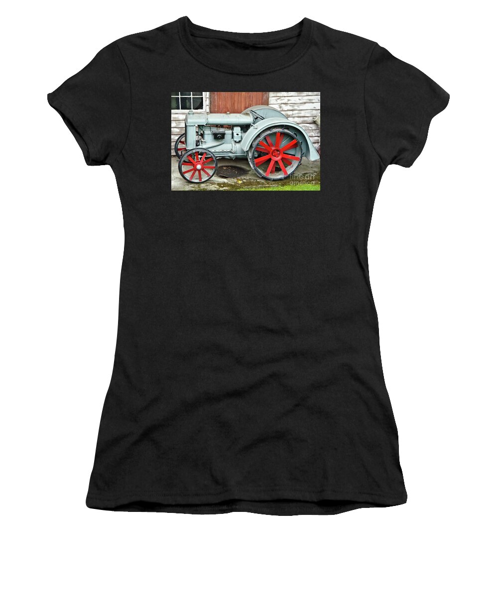 Tractor Women's T-Shirt featuring the photograph Old Tractor by Yurix Sardinelly