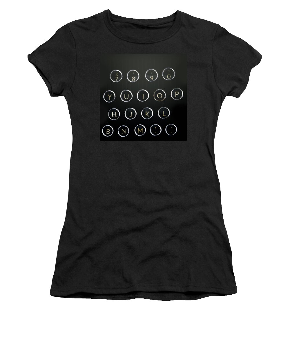 Letters Women's T-Shirt featuring the photograph Old Typewriter by Joana Kruse