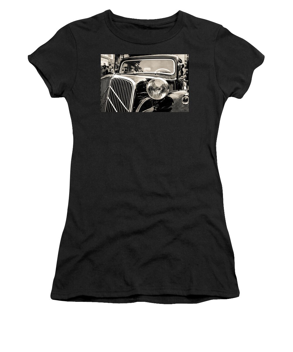Citroen Women's T-Shirt featuring the photograph Citroen Traction Avant by AM FineArtPrints