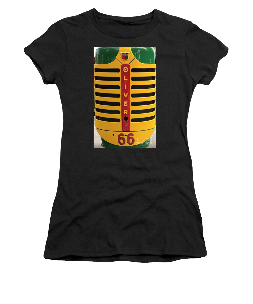 Tractor Women's T-Shirt featuring the photograph Oliver 66 Tractor by Mike Eingle