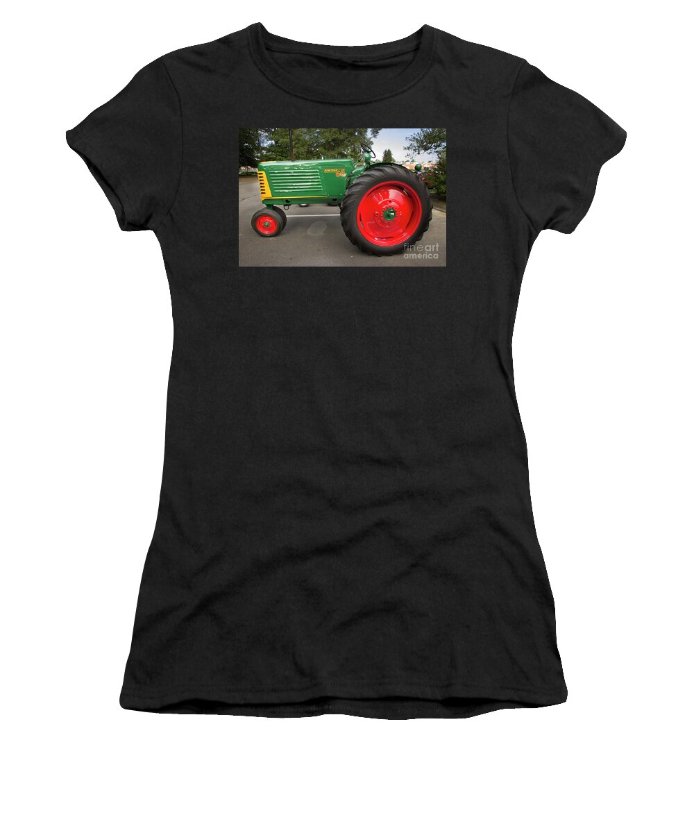 Tractor Women's T-Shirt featuring the photograph Oliver Row Crop by Mike Eingle