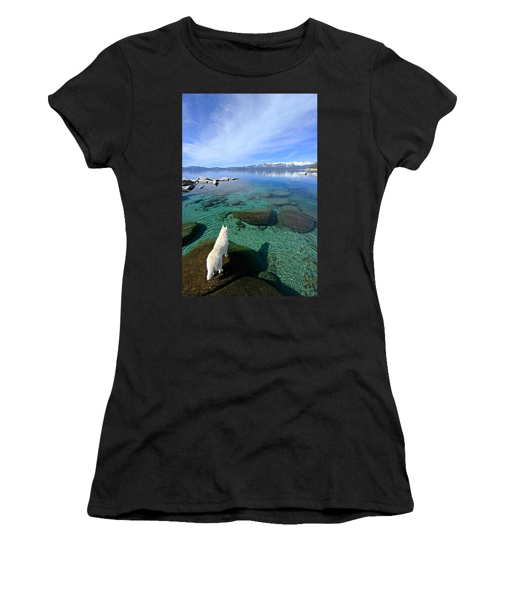 Lake Tahoe Women's T-Shirt featuring the photograph On A Clear Day You Can See Forever by Sean Sarsfield