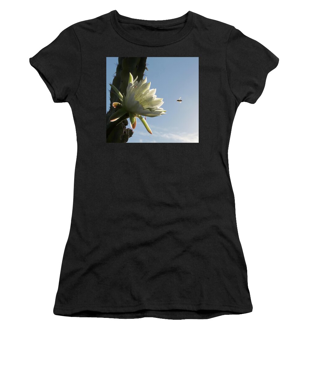 Plant Women's T-Shirt featuring the photograph On Target by Laurel Powell