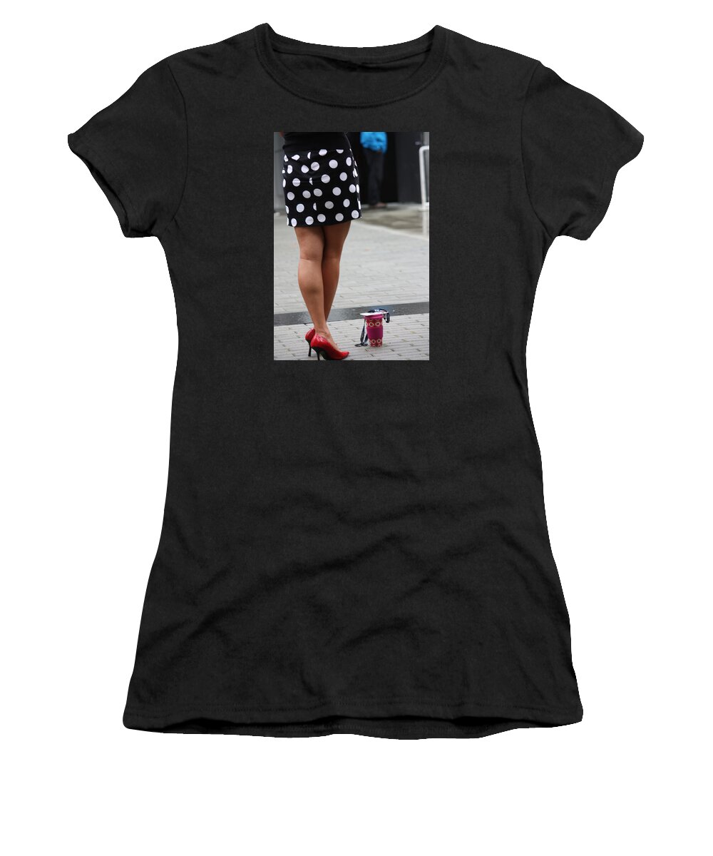 Toys Women's T-Shirt featuring the photograph Over ya by J C