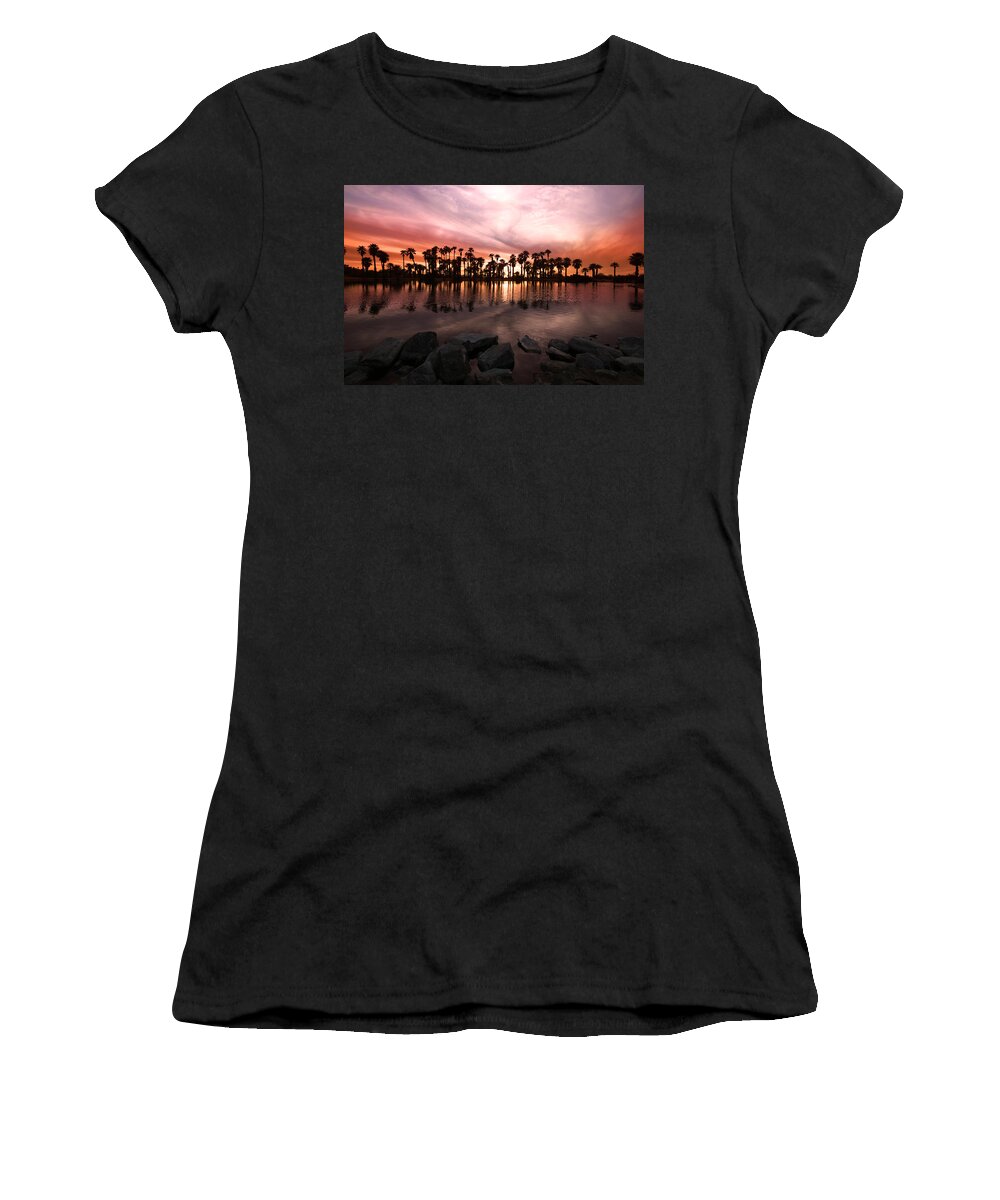 Heidenreich Women's T-Shirt featuring the photograph Papago's Fire by American Landscapes