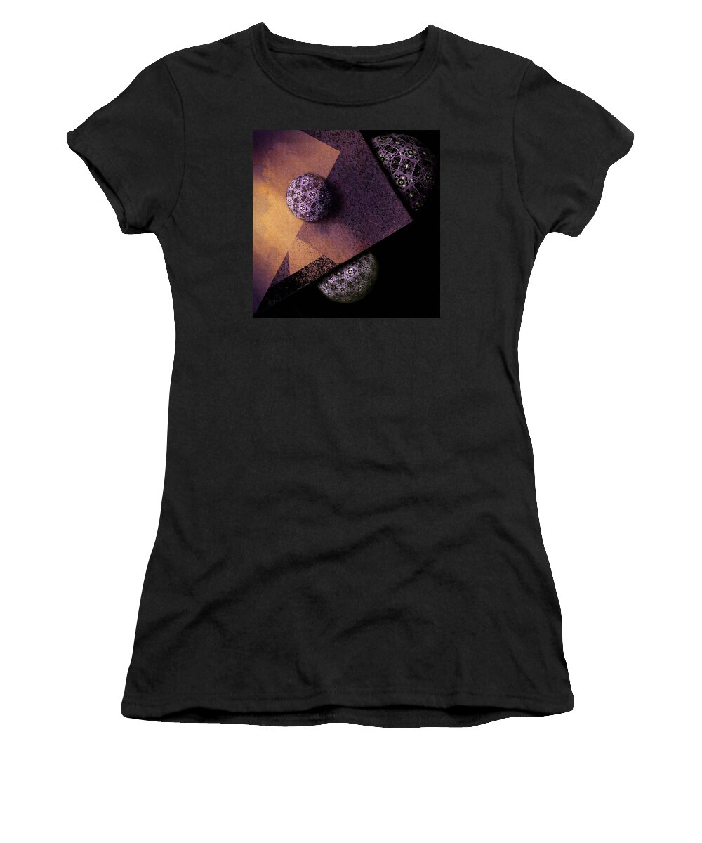 Paragon Women's T-Shirt featuring the digital art Paragon by Susan Maxwell Schmidt