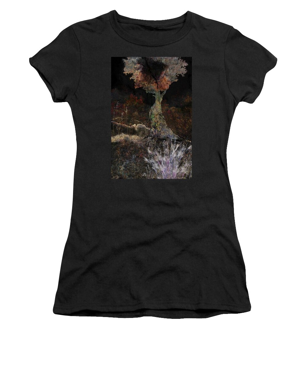 Tree Women's T-Shirt featuring the photograph Pastoria - Sisters by Ed Hall