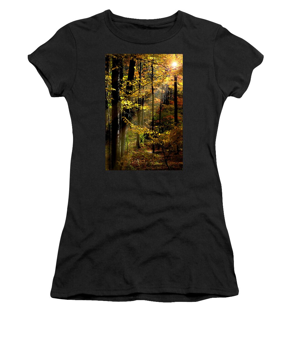 Landscape Women's T-Shirt featuring the photograph Peaceful Guidance by Diana Angstadt