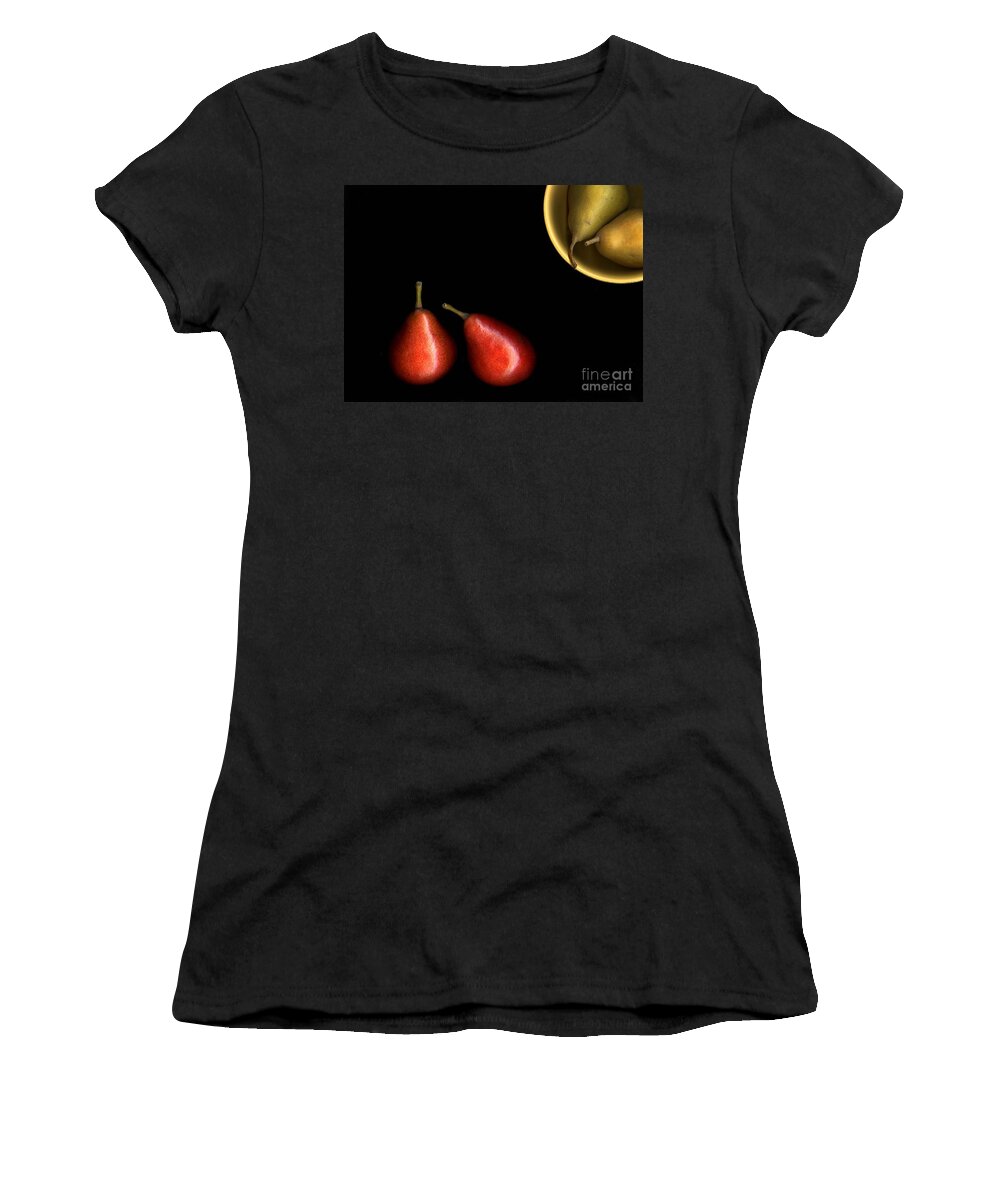 Pears Women's T-Shirt featuring the photograph Pears and Bowl by Christian Slanec