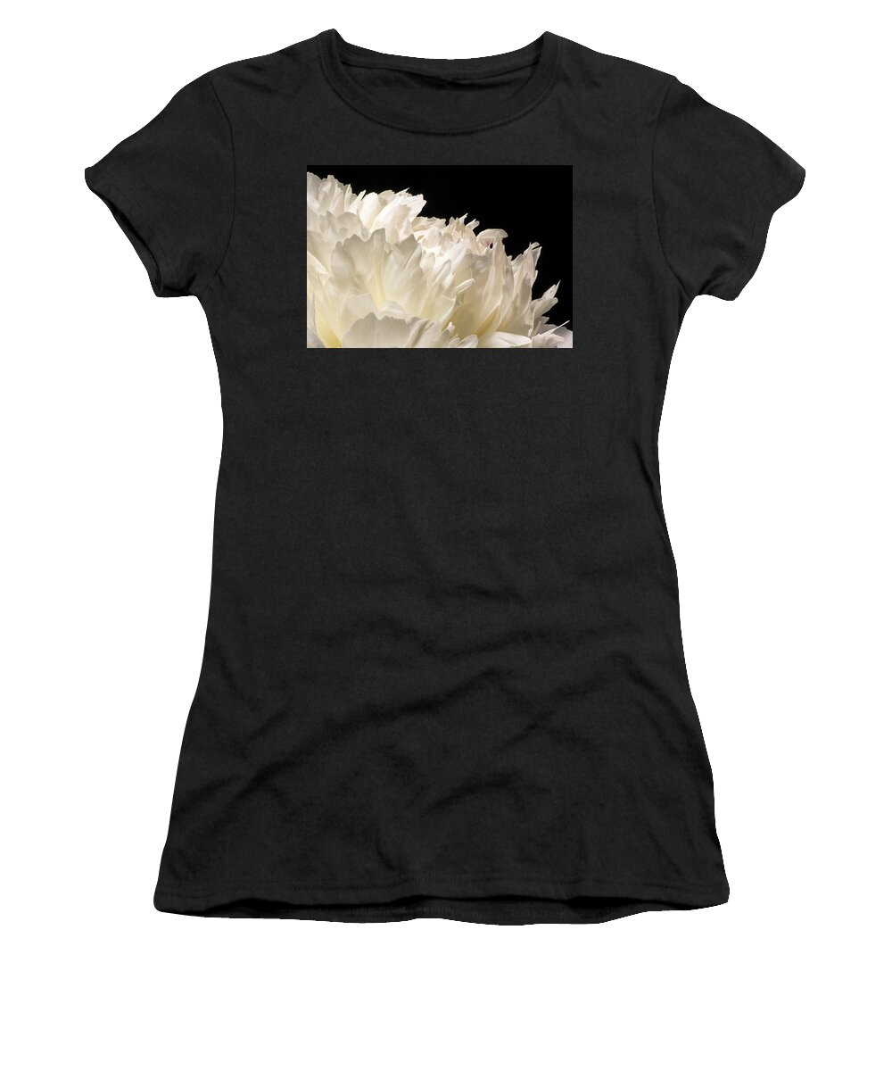Peony Women's T-Shirt featuring the photograph Peony by Karen Smale