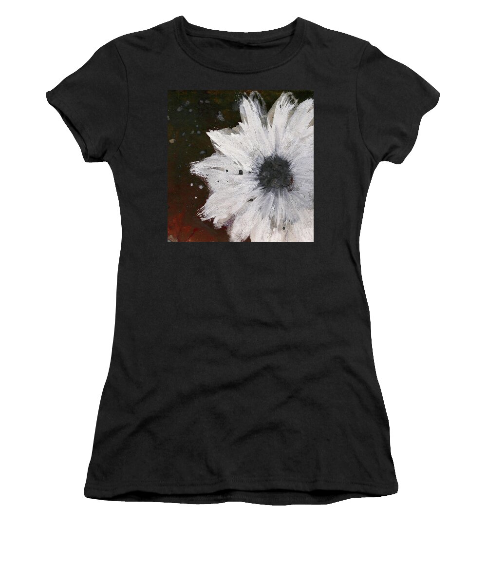 Art Women's T-Shirt featuring the mixed media Petals by Lesli Bonanni