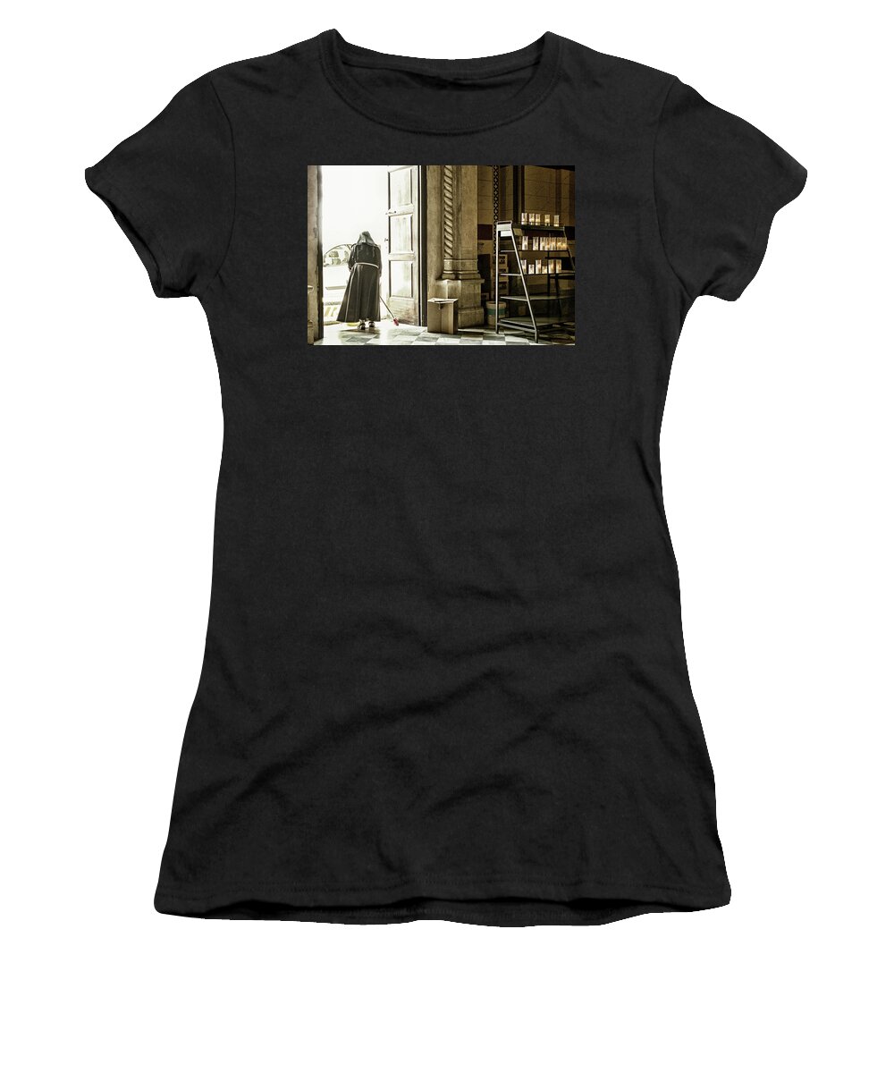 Religious Women's T-Shirt featuring the photograph Photographer by Matthew Pace