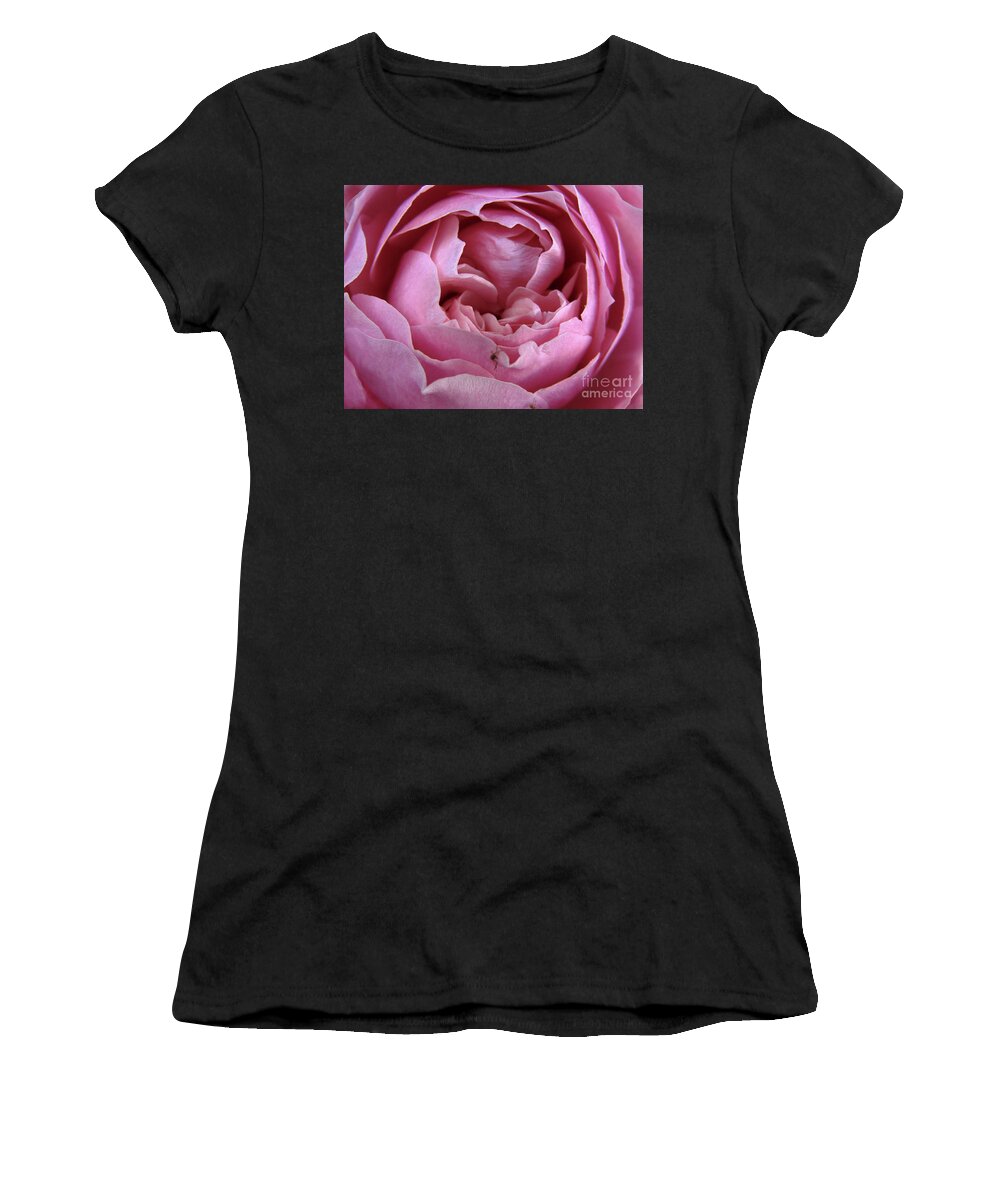 Rose Women's T-Shirt featuring the photograph Pink Lady 2 by Kim Tran