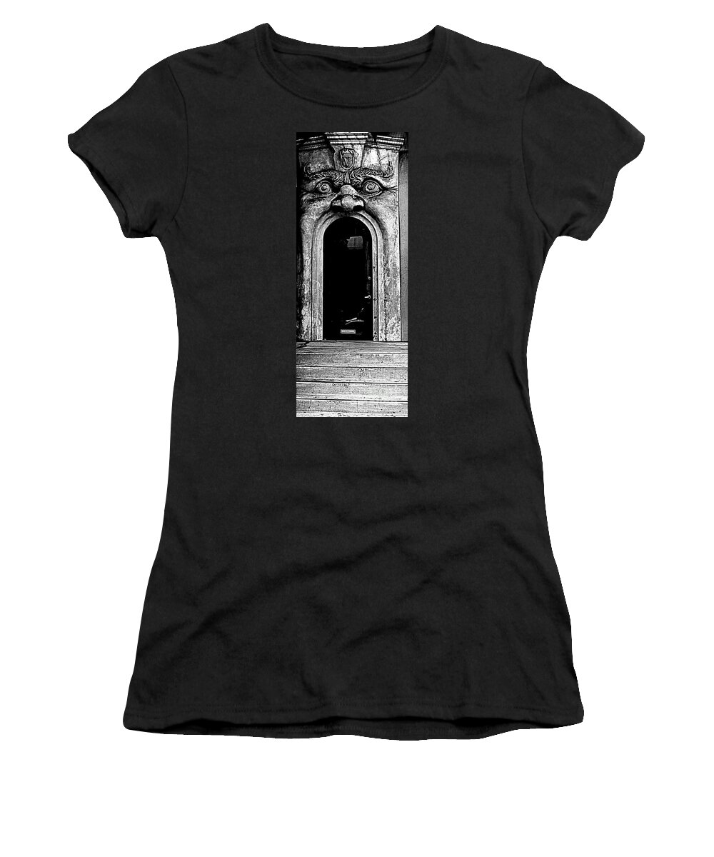 Architecture Women's T-Shirt featuring the photograph Portal by Diane montana Jansson