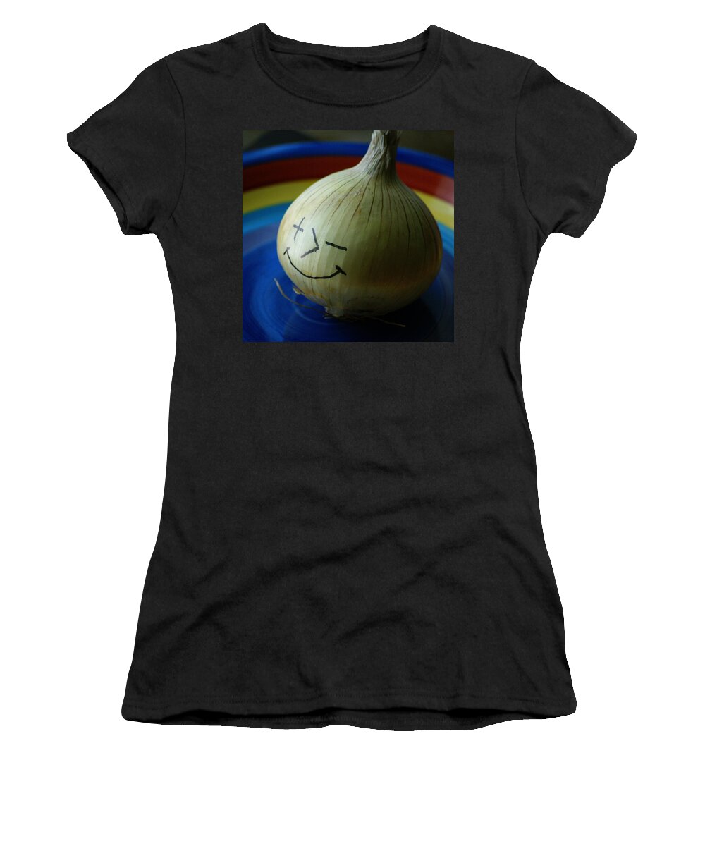 Onion Women's T-Shirt featuring the photograph Posimoto by Ben Upham III