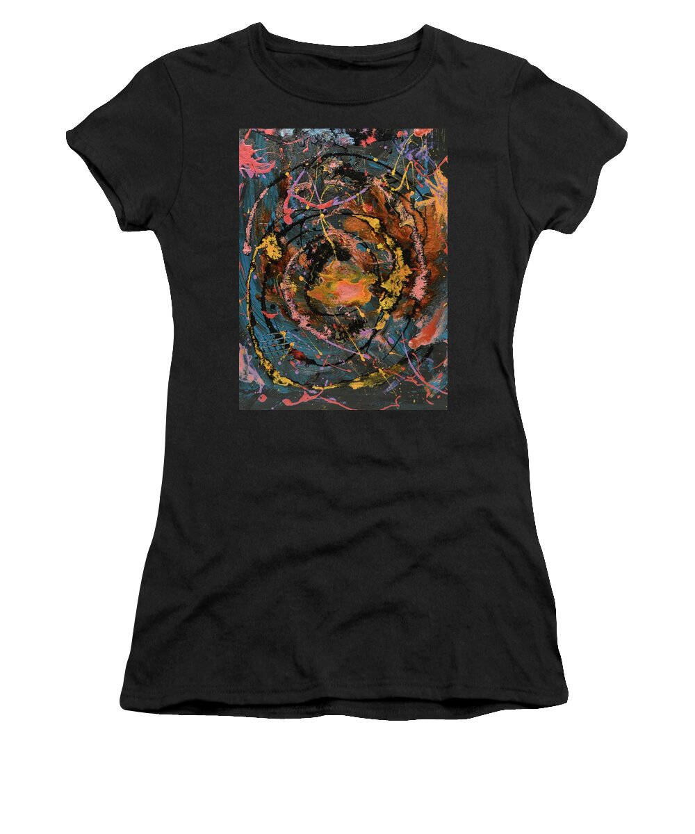 Power Women's T-Shirt featuring the painting Power by Art By G-Sheff