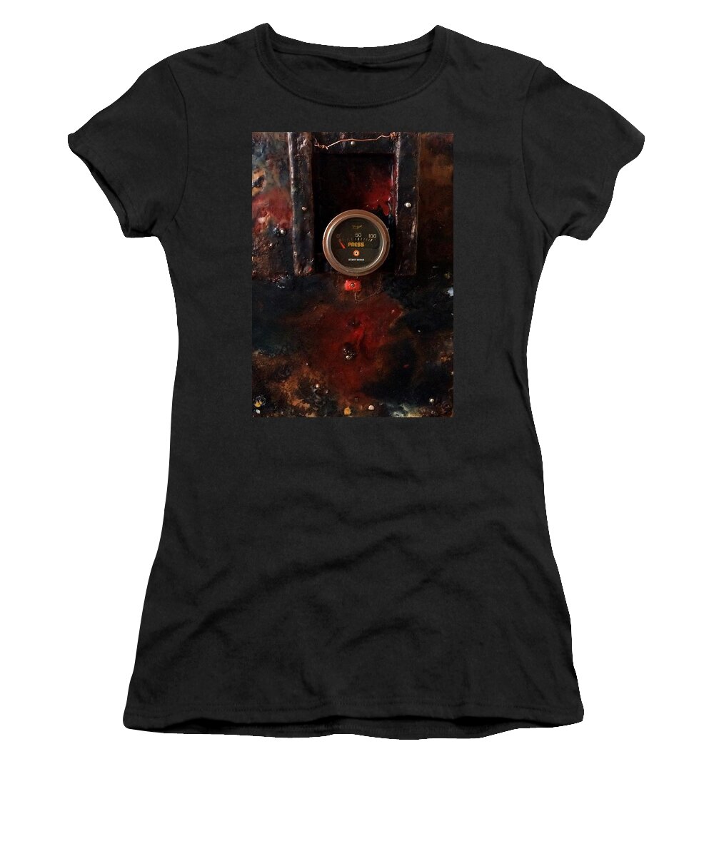Animal Women's T-Shirt featuring the painting Pressure Box Four by Greg Hester
