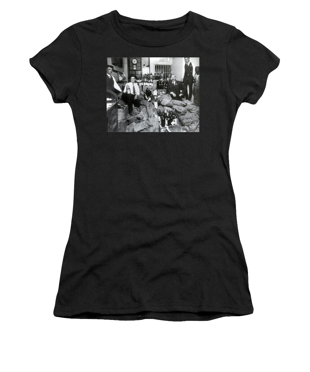 Government Women's T-Shirt featuring the photograph Prohibition, Texas Bootlegger Booty by Science Source